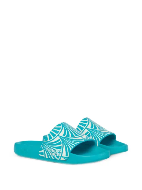 MCM we the best art deco slides Blue MEXGAMM051B