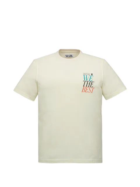 MCM we the best logo-print T-shirt White MHTGAMM09WO