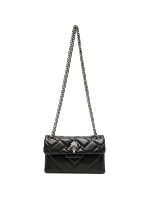Kurt Geiger London mini Kensington quilted leather shoulder bag Black 5580900109