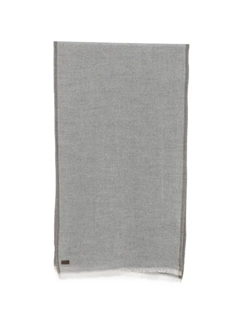 Canali frayed scarf Grey TF00340
