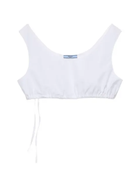 Prada poplin top White P925OSOOO126L