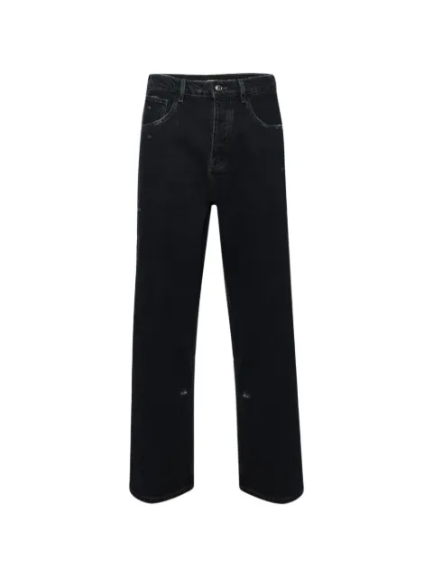 Nahmias distressed straight-leg jeans Black D5P68469