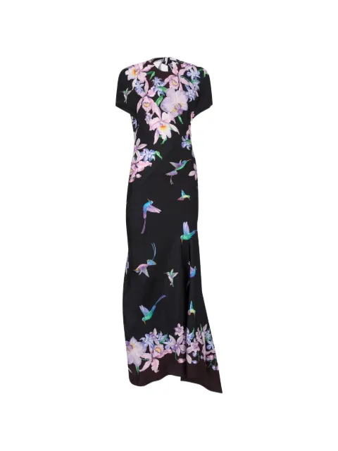 The Attico multicolor midi dress Black 261WCW00306