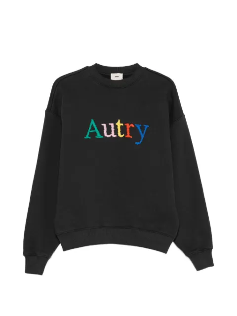 Autry logo-embroidered sweatshirt Black SWPX120L