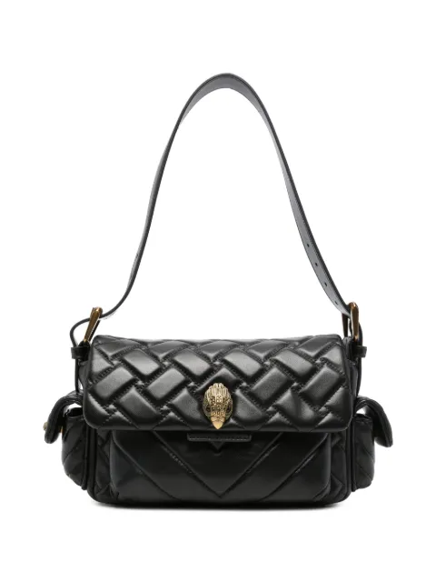 Kurt Geiger London Eagle-motif quilted shoulder bag Black 5829200109