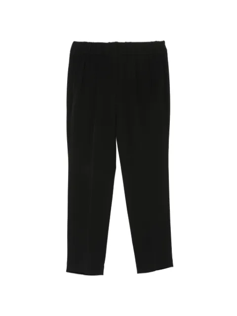 Brunello Cucinelli cropped tapered trousers Black M029P1673