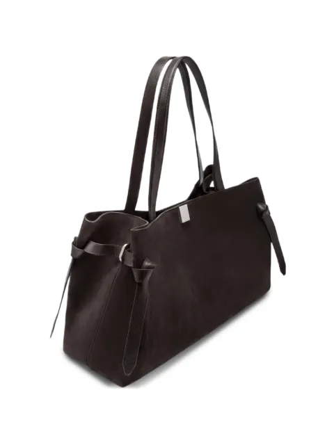 Yuzefi Gyoza knotted shoulder bag Brown YZFGYZTF26S029