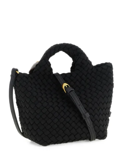NAGHEDI mini St. Barths handwoven tote bag Black SN03011QJ