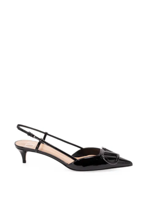 Valentino Garavani VLogo Signature slingback pumps Black 9W2S0Q70DUW