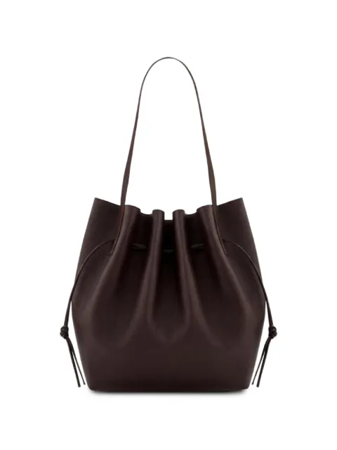 Yuzefi Scallop tote bag Brown YZFSCTF26L038