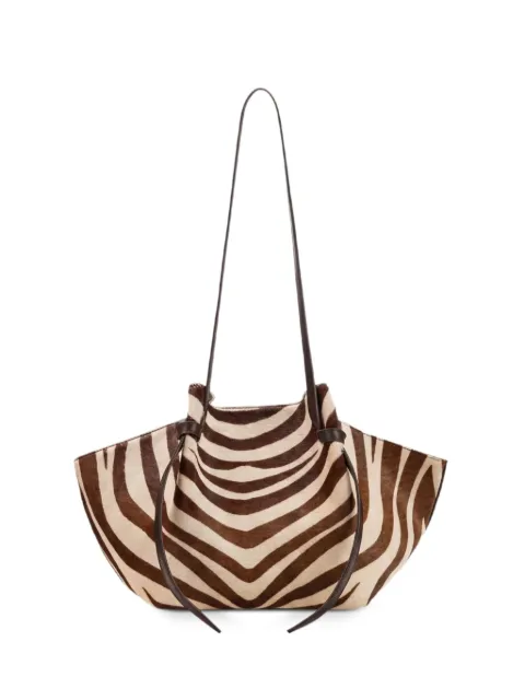 Yuzefi Mochi zebra-print shoulder bag Neutrals YZFMPYF26L076