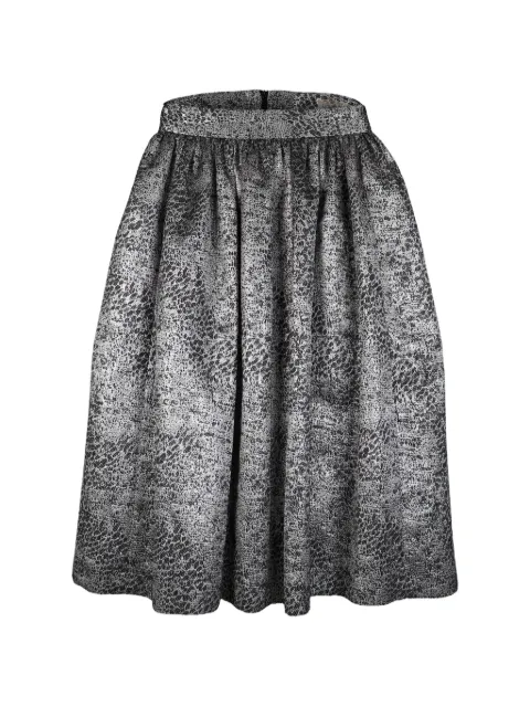 Giambattista Valli Vintage puff midi skirt Silver HOLAGV104