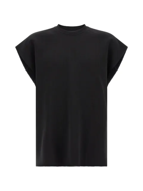 Thom Krom cotton short-sleeve sweatshirt Black MS197BLACK