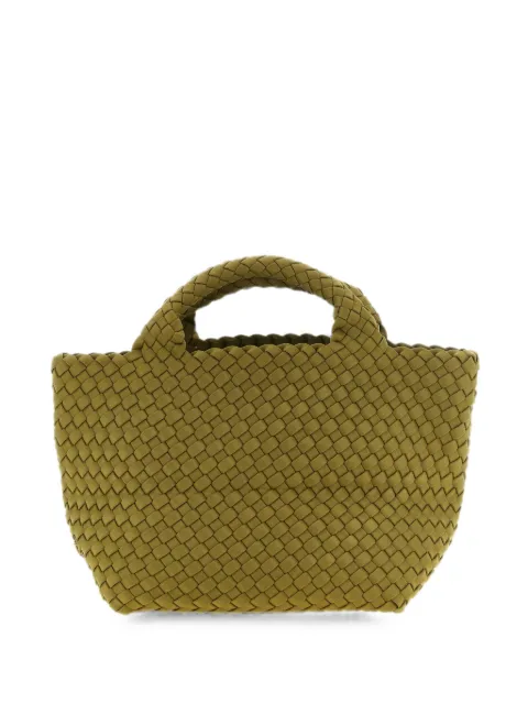 NAGHEDI St. Barths woven small tote bag Green SN03012LDBOTTLEGREEN