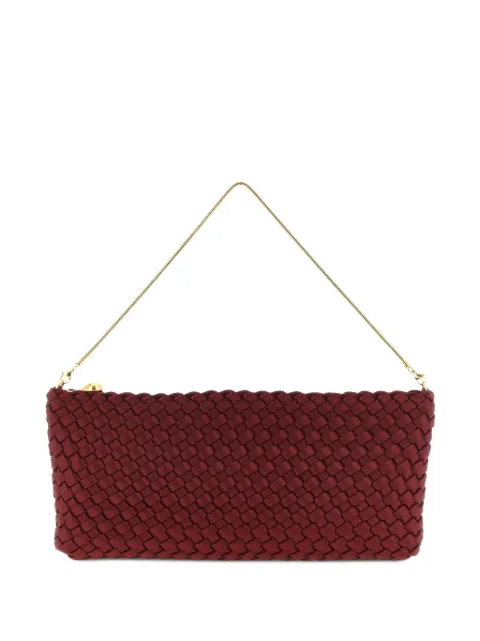 NAGHEDI Gala hand-woven clutch bags Red SN37043NGGARNET