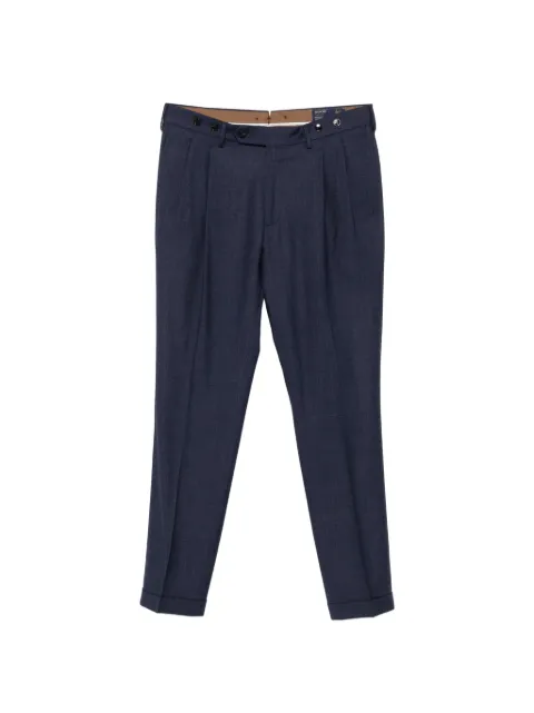 Berwich pleated wool trousers Blue BARBERLONGZG1364