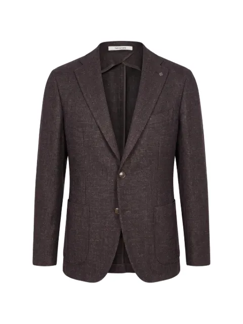 Tagliatore single-breasted wool blazer Brown 1SMC22KAI520149U