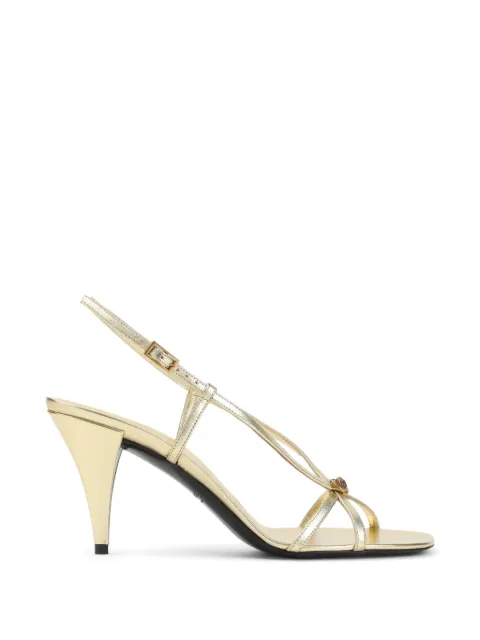 Versace Medusa '95 metallic leather sandals Gold 10241321A00965