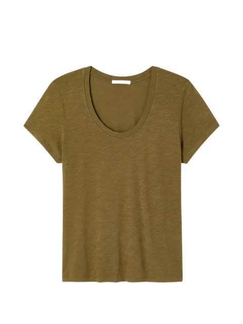 American Vintage Jacksonville U-neck T-shirt Green JAC48V