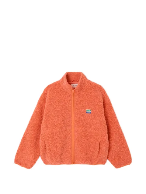 American Vintage Hoktown shearling-effect jacket Orange HOK16C