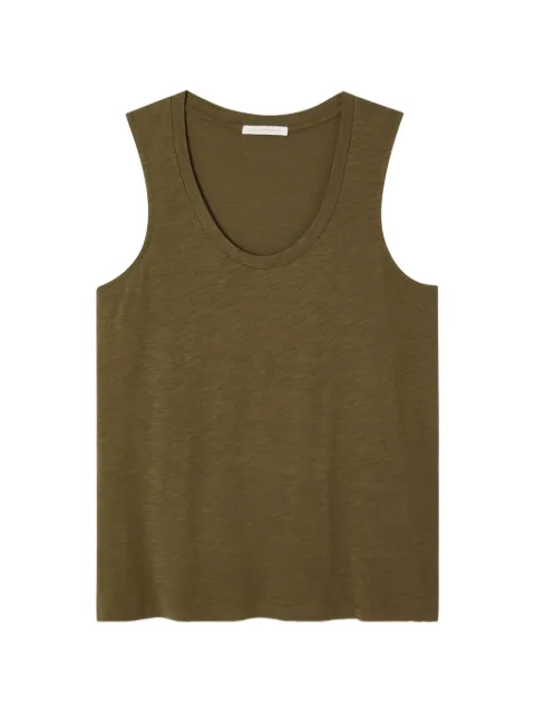 American Vintage Jacksonville slub-jersey tank top Green JAC47V