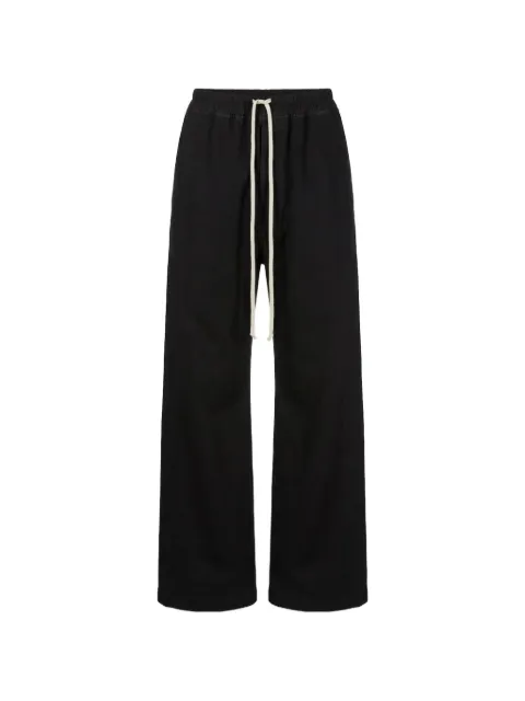Rick Owens DRKSHDW Pusher press-stud trousers Black DS02F6336F