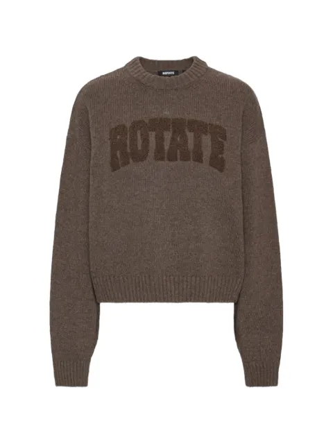 ROTATE BIRGER CHRISTENSEN crewneck sweater brown Brown 116928614