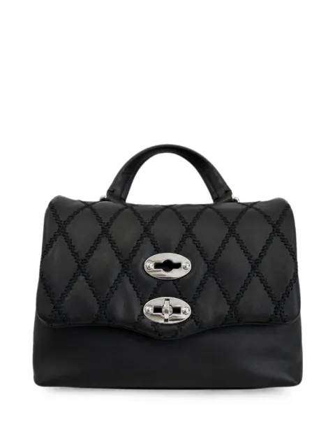 Zanellato baby Postina® stud-embellished tote bag Black 0709502340000B