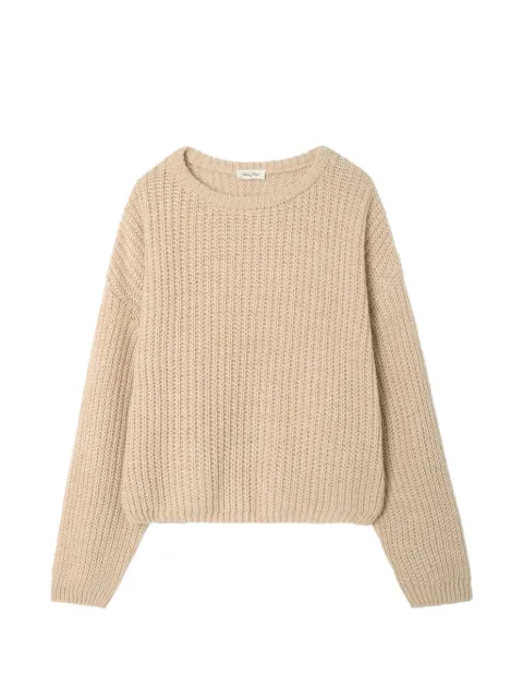 American Vintage Cyrow ribbed-knit sweater Neutrals CYR18AH26