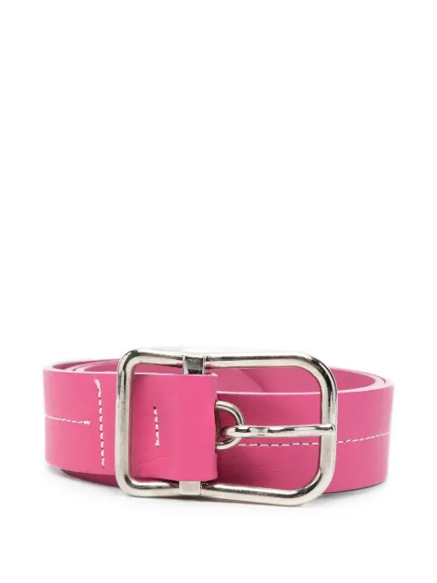 Dolce & Gabbana Pre-Owned 2000s contrast-stitch belt Pink DG180CNB