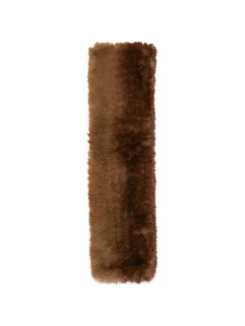 Apparis rectangle-shape scarf Brown F6SC442MNK