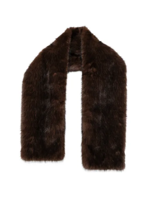 Apparis faux-fur scarf Brown F6AC446FUVM
