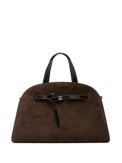 Tory Burch Romy suede bauletto bag Brown 183363