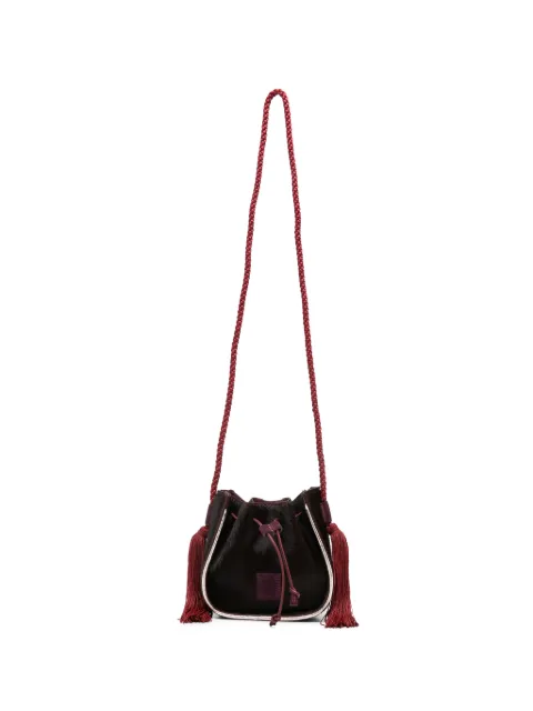 Forte Forte tassel-detail drawstring shoulder bag Red 15208MYBAG