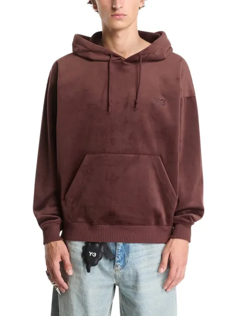Y-3 velvet corduroy hoodie Brown KU2198