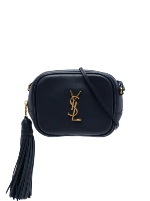 Saint Laurent Pre-Owned 2016 Calfskin Monogram Blogger Bag crossbody bag Blue KZ1WUOD892ZBOU6Q