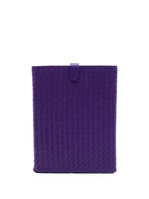 Bottega Veneta Pre-Owned 2012-2026 Nappa Intrecciato Laptop Sleeve clutch bag Purple 7926ZKSRIPXKMVE6