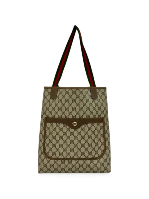 Gucci Pre-Owned 20th Century GG Supreme Web tote bag Neutrals 1S32GHK14JRM47C8
