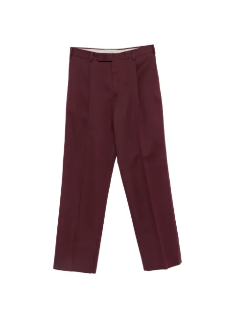 PT Torino pleated-detail tailored trousers Red COASX5ZA0FWDSD91