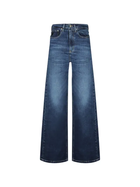 LOIS JEANS faded wide-leg jeans Blue 32278129