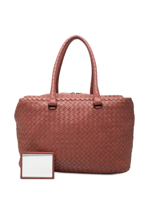 Bottega Veneta Pre-Owned 2012-2026 Nappa Intrecciato Brick tote bag Red PZ8N1NUG4MWUS1H6
