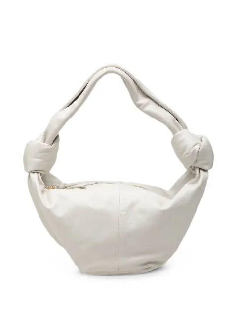 Bottega Veneta Pre-Owned 2012-2026 Mini Calfskin Double Knot Bag handbag White QKTI5JJND5DZH06U