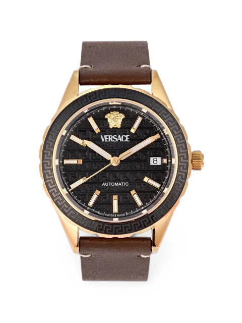 Versace Greca 42mm watch Black VEQCA0224