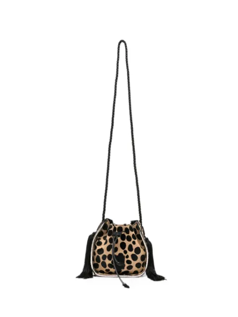 Forte Forte tassel-detail leopard-print shoulder bag Brown 15215MYBAG