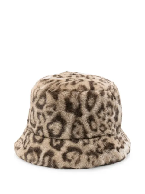 Apparis Amara leopard-print bucket hat Neutrals F6HA053LLE2