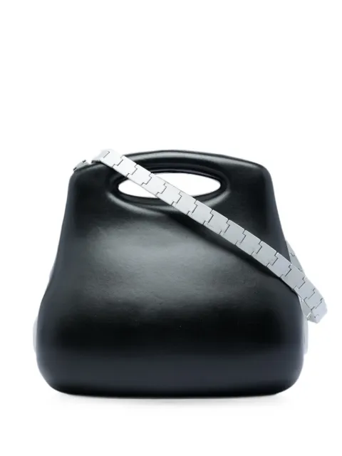 CHANEL Pre-Owned 1997-1999 Lambskin Millennium 2005 Hard Case Bag satchel Black MPT8LN7YW44XNU9V