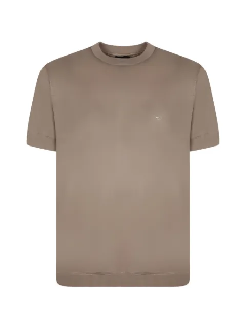 Emporio Armani Travel Essential lyocell blend jersey T-shirt Neutrals EM006318AF10017U6107