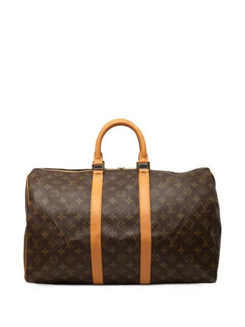 Louis Vuitton Pre-Owned 1992 Monogram Keepall 45 travel bag Brown ZJGDGY71H3NZZ3FE