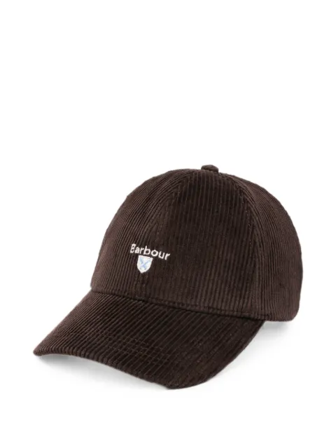 Barbour Preston corduroy cap Brown MHA0911