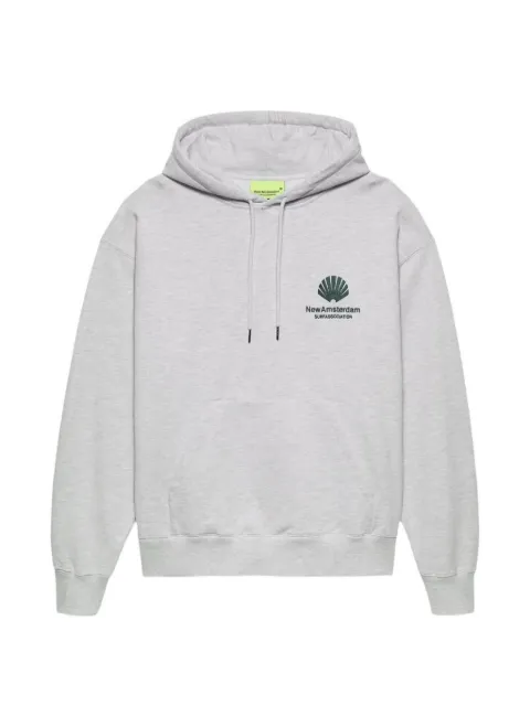 NEW AMSTERDAM logo-print hoodie Grey 2602117001